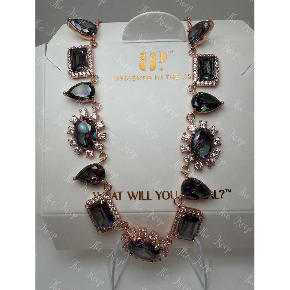 Bomb Party June Necklace NK14388 Queen Of Shimmer Rare Unicorn Rose Gold 1/500